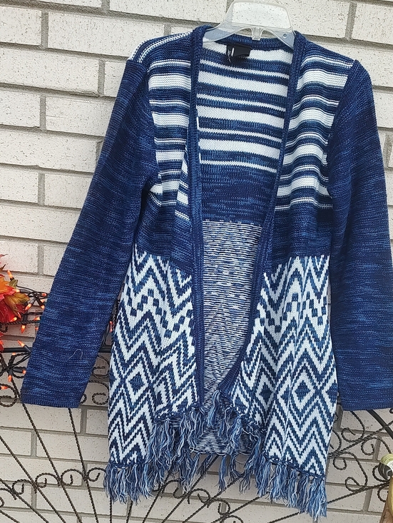 new directions Sweaters - New directions//Fringe Cardigan